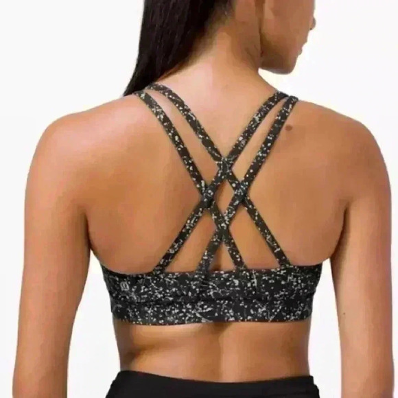 Lululemon Energy Bra
Medium support, B-D cups, black with white spots, size 4 - Picture 2 of 8